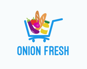 Grocery Supermarket Cart logo