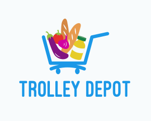 Grocery Supermarket Cart logo