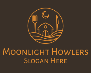 Orange Dining House logo design