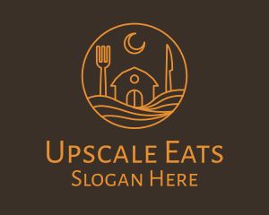 Orange Dining House logo design