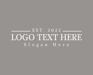 Simple Elegant Stylist Logo