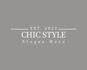 Simple Elegant Stylist logo design