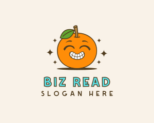 Cute Orange Cartoon logo design