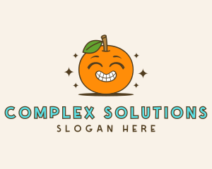 Cute Orange Cartoon logo design