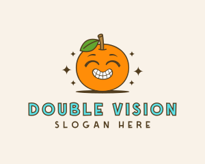 Cute Orange Cartoon logo design