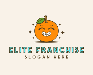 Cute Orange Cartoon logo design