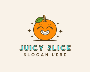 Cute Orange Cartoon logo design