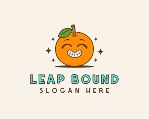 Cute Orange Cartoon logo design