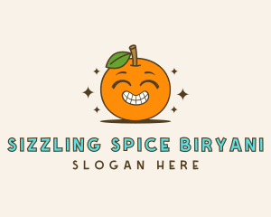 Cute Orange Cartoon logo design