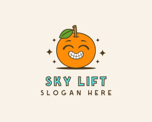 Cute Orange Cartoon logo design