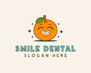 Cute Orange Cartoon logo design