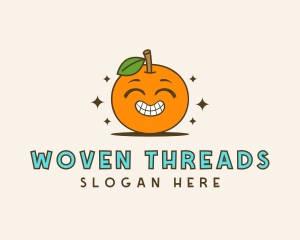 Cute Orange Cartoon logo design