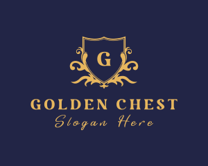 Golden Shield Agency logo design