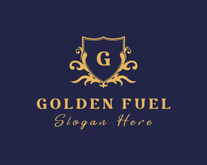 Golden Shield Agency logo design