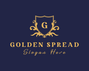 Golden Shield Agency logo design