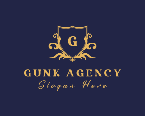 Golden Shield Agency logo design