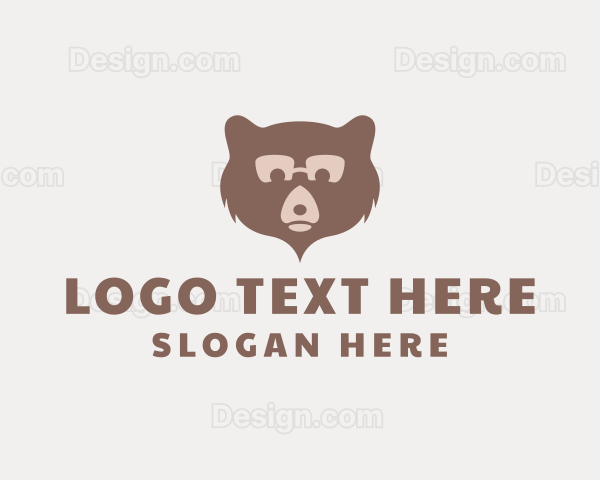 Brown Bear Animal Logo