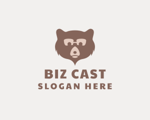 Brown Bear Animal logo