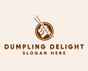 Asian Dumplings Gourmet logo design