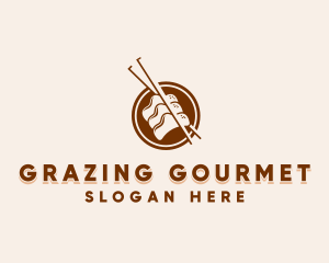 Asian Dumplings Gourmet logo design