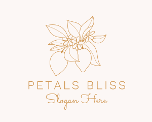 Orchid Flower Garden logo design