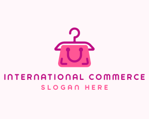 Hanger Shopping Bag logo design