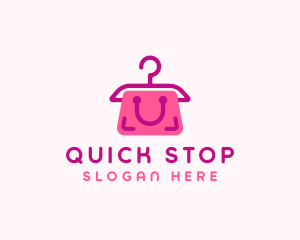 Hanger Shopping Bag logo design