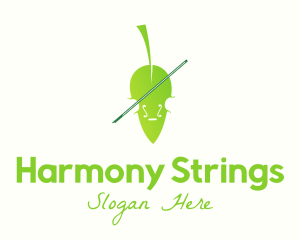 Leaf Musical Violin  logo