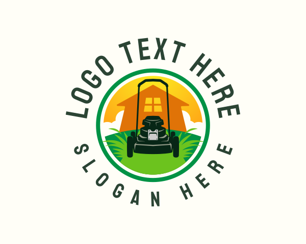 Mowing logo example 2