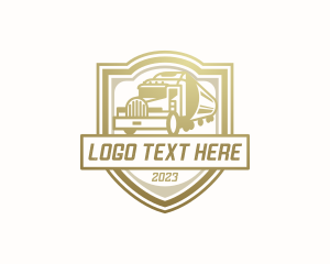 Petroleum Tanker Truck Logo