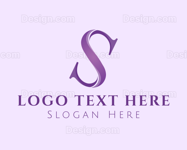 Elegant Modern Letter S Logo