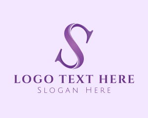 Elegant Modern Letter S logo