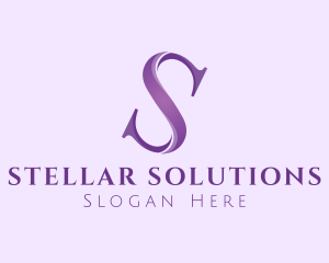 Elegant Modern Letter S logo design