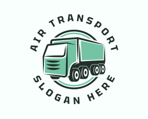 Truck Vehicle Transportation logo design