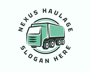 Truck Vehicle Transportation logo design