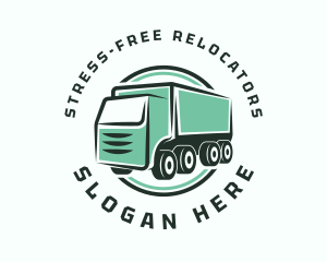 Truck Vehicle Transportation logo design