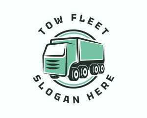 Truck Vehicle Transportation logo design