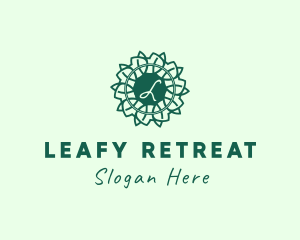 Decorative Leaf Florist logo design