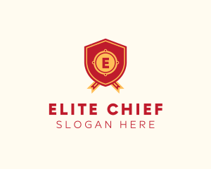 Royal Crest Ribbon Shield  logo design