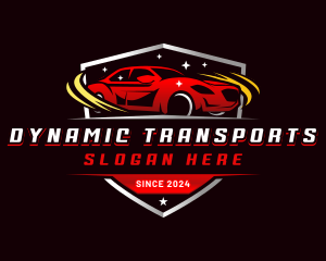 Car Shield Transportation logo design