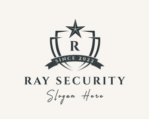 Star Security Shield  logo design