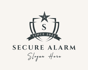 Star Security Shield  logo design