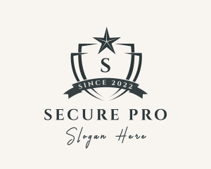 Star Security Shield  logo design