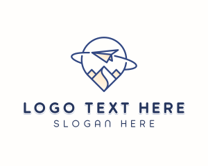 Logistics Plane Shipping logo