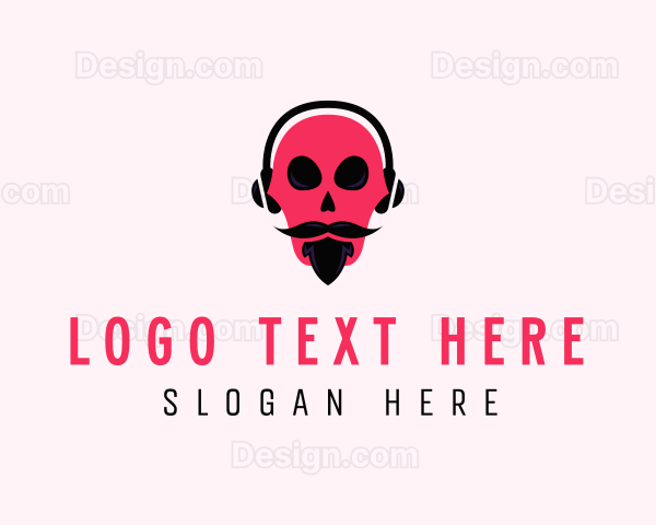 Skull Headphones Media Logo