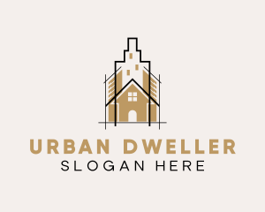 Urban Residence Architecture logo design