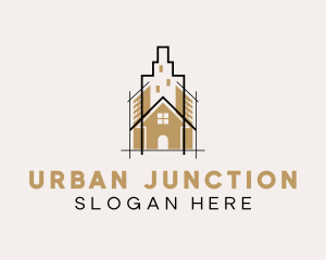 Urban Residence Architecture logo design