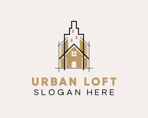 Urban Residence Architecture logo design