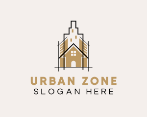 Urban Residence Architecture logo design