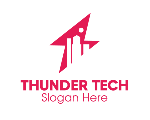 Thunder Building City logo design